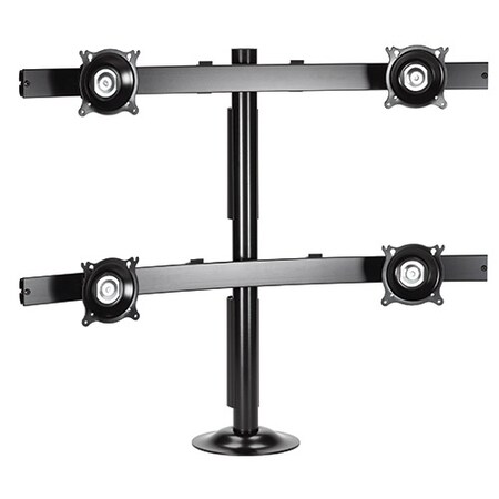 Chief Chief KTG445B Widescreen Quad Monitor Grommet Mount - 20 lb - Black KTG445B